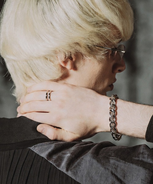 NO ID.（ノーアイディ）の「【NO ID.】Double Line Frame Ring / ダブル ライン フレーム リング（リング・メンズ・シルバー・ONE SIZE）」の3枚目の写真