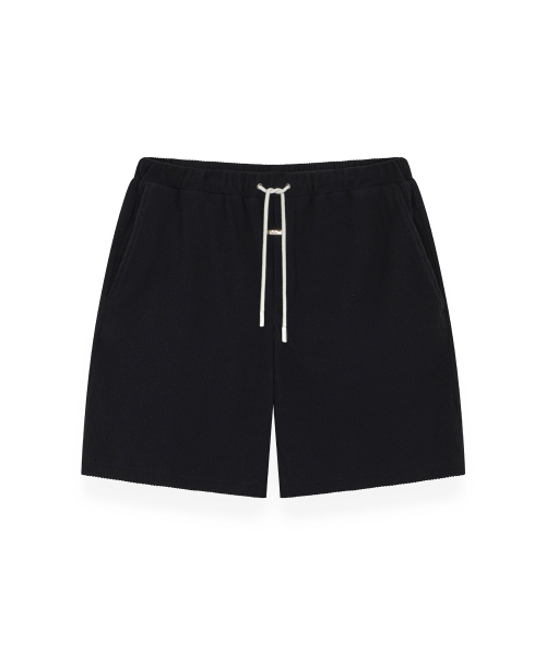 R-4(アールフォー)の「R-0074 / COZY BRUSH - RESORT SHORTS(BLACK)(その他パンツ・メンズ・ブラック・MEDIUM/LARGE/X-LARGE)」の1枚目の写真