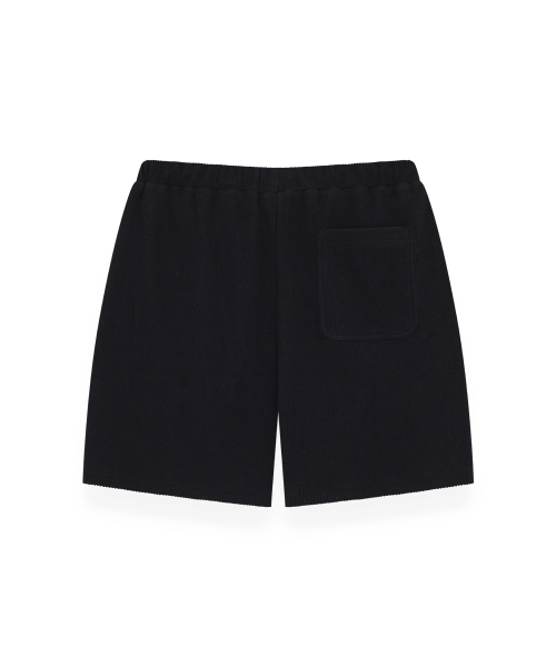 R-4(アールフォー)の「R-0074 / COZY BRUSH - RESORT SHORTS(BLACK)(その他パンツ・メンズ・ブラック・MEDIUM/LARGE/X-LARGE)」の2枚目の写真