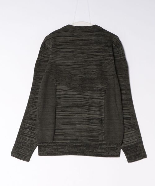 G-STAR(ジースター)の「3D Biker Knit Pullover/デザイン編みクルーネックニットセーター(ニット/セーター・メンズ・グリーン系その他/ブルー系その他・MEDIUM/X-LARGE/SMALL/LARGE/X-SMALL)」の3枚目の写真