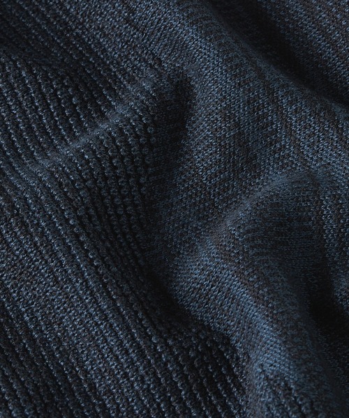 G-STAR(ジースター)の「3D Biker Knit Pullover/デザイン編みクルーネックニットセーター(ニット/セーター・メンズ・グリーン系その他/ブルー系その他・MEDIUM/X-LARGE/SMALL/LARGE/X-SMALL)」の4枚目の写真
