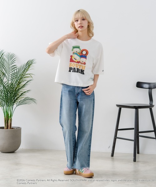 DISCUS(ディスカス)の「【DISCUS/ディスカス】【選べる丈感・サウスパーク】DISCUS×SOUTHPARK コラボTシャツ 綿100% クルーネック アニメ キャラクタープリント アメカジ ストリート(Tシャツ/カットソー・レディース・ホワイト系その他3/ブラック系その他2/ブラック系その他3/ホワイト系その他2・MEDIUM/LARGE)」の10枚目の写真