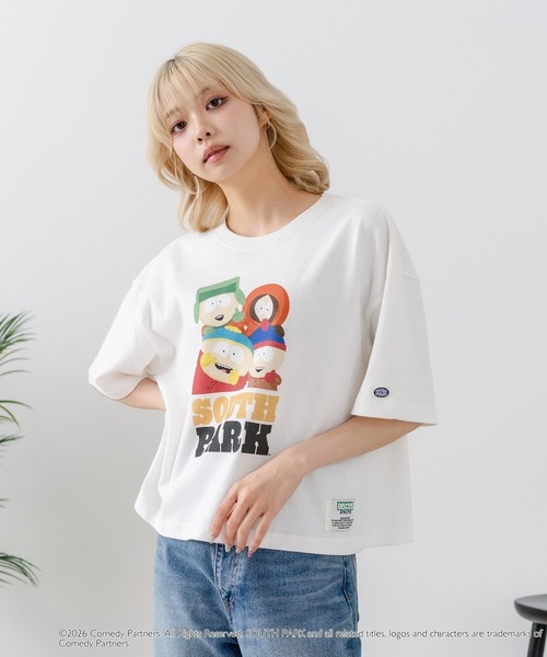 DISCUS(ディスカス)の「【DISCUS/ディスカス】【選べる丈感・サウスパーク】DISCUS×SOUTHPARK コラボTシャツ 綿100% クルーネック アニメ キャラクタープリント アメカジ ストリート(Tシャツ/カットソー・レディース・ホワイト系その他3/ブラック系その他2/ブラック系その他3/ホワイト系その他2・MEDIUM/LARGE)」の11枚目の写真