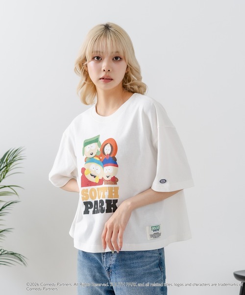 DISCUS(ディスカス)の「【DISCUS/ディスカス】【選べる丈感・サウスパーク】DISCUS×SOUTHPARK コラボTシャツ 綿100% クルーネック アニメ キャラクタープリント アメカジ ストリート(Tシャツ/カットソー・レディース・ホワイト系その他3/ブラック系その他2/ブラック系その他3/ホワイト系その他2・MEDIUM/LARGE)」の12枚目の写真