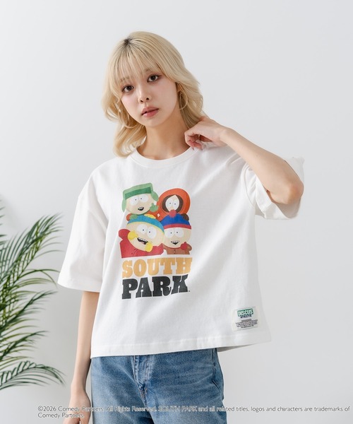 DISCUS(ディスカス)の「【DISCUS/ディスカス】【選べる丈感・サウスパーク】DISCUS×SOUTHPARK コラボTシャツ 綿100% クルーネック アニメ キャラクタープリント アメカジ ストリート(Tシャツ/カットソー・レディース・ホワイト系その他3/ブラック系その他2/ブラック系その他3/ホワイト系その他2・MEDIUM/LARGE)」の15枚目の写真