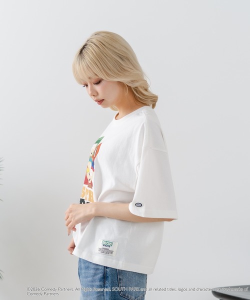 DISCUS(ディスカス)の「【DISCUS/ディスカス】【選べる丈感・サウスパーク】DISCUS×SOUTHPARK コラボTシャツ 綿100% クルーネック アニメ キャラクタープリント アメカジ ストリート(Tシャツ/カットソー・レディース・ホワイト系その他3/ブラック系その他2/ブラック系その他3/ホワイト系その他2・MEDIUM/LARGE)」の16枚目の写真