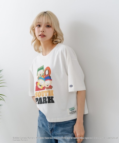 DISCUS(ディスカス)の「【DISCUS/ディスカス】【選べる丈感・サウスパーク】DISCUS×SOUTHPARK コラボTシャツ 綿100% クルーネック アニメ キャラクタープリント アメカジ ストリート(Tシャツ/カットソー・レディース・ホワイト系その他3/ブラック系その他2/ブラック系その他3/ホワイト系その他2・MEDIUM/LARGE)」の19枚目の写真