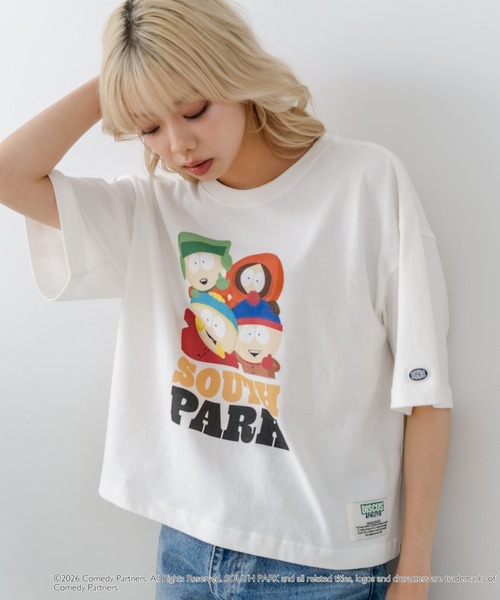 DISCUS(ディスカス)の「【DISCUS/ディスカス】【選べる丈感・サウスパーク】DISCUS×SOUTHPARK コラボTシャツ 綿100% クルーネック アニメ キャラクタープリント アメカジ ストリート(Tシャツ/カットソー・レディース・ホワイト系その他3/ブラック系その他2/ブラック系その他3/ホワイト系その他2・MEDIUM/LARGE)」の20枚目の写真