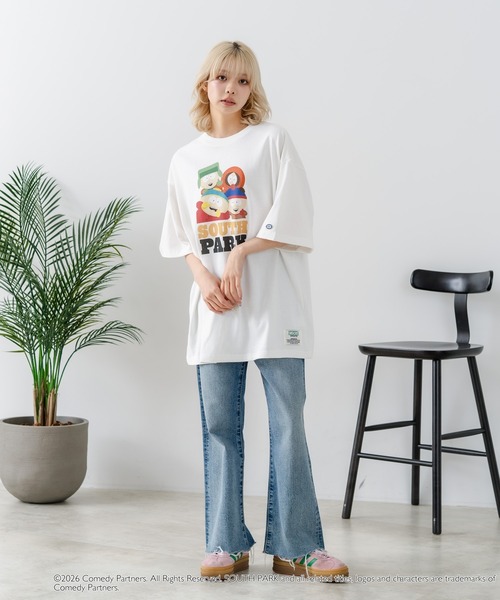 DISCUS(ディスカス)の「【DISCUS/ディスカス】【選べる丈感・サウスパーク】DISCUS×SOUTHPARK コラボTシャツ 綿100% クルーネック アニメ キャラクタープリント アメカジ ストリート(Tシャツ/カットソー・レディース・ホワイト系その他3/ブラック系その他2/ブラック系その他3/ホワイト系その他2・MEDIUM/LARGE)」の22枚目の写真