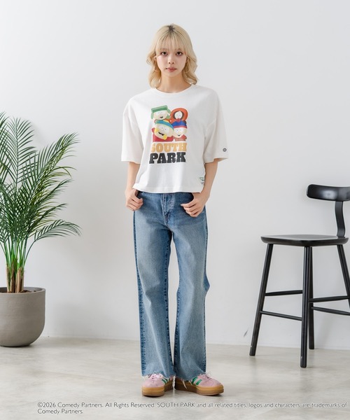 DISCUS(ディスカス)の「【DISCUS/ディスカス】【選べる丈感・サウスパーク】DISCUS×SOUTHPARK コラボTシャツ 綿100% クルーネック アニメ キャラクタープリント アメカジ ストリート(Tシャツ/カットソー・レディース・ホワイト系その他3/ブラック系その他2/ブラック系その他3/ホワイト系その他2・MEDIUM/LARGE)」の6枚目の写真