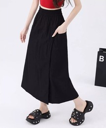 ラップスカート風ワイドパンツ