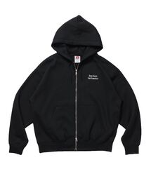 【BEN DAVIS(ベンデイビス)】BD SWEAT ZIP HOODIE / スウェットパーカー Wジップ フーディ ワンポイント刺繍 裏起毛 ユニセックス