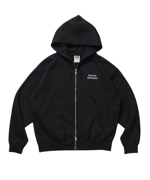 BEN DAVIS(ベンデイビス)の「【BEN DAVIS(ベンデイビス)】BD SWEAT ZIP HOODIE / スウェットパーカー Wジップ フーディ ワンポイント刺繍 裏起毛 ユニセックス(パーカー・メンズ・スカイブルー/グレー/ピンク/ブラック/ミント・X-LARGE/MEDIUM/LARGE)」の10枚目の写真