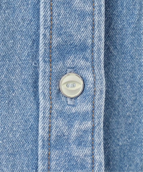 B.C STOCK(ベーセーストック)の「《追加》ウォッシャブル / デニムワーカーシャツ 2(シャツ/ブラウス・レディース・ブルー・FREE)」の8枚目の写真