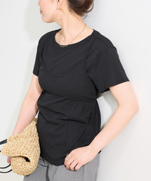B.C STOCK | 《2枚セット》手洗い可 / *MAI.M. BRA SET SHEER TEE(Tシャツ/カットソー)