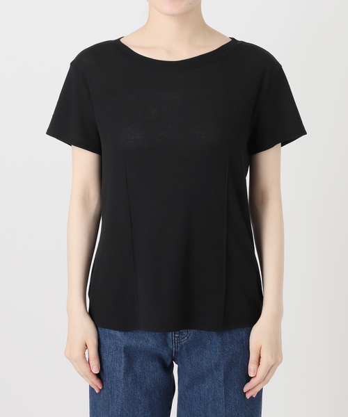 B.C STOCK(ベーセーストック)の「《2枚セット》手洗い可 / *MAI.M. BRA SET SHEER TEE(Tシャツ/カットソー・レディース・ブラック/ホワイト・FREE)」の12枚目の写真