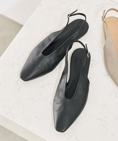 Spick & Span(スピックアンドスパン)の「《WEB限定カラー有り / 》Spick & Span スプリングバックフラット(パンプス・レディース・ブラック/レッド/ベージュ系その他・38/37/36)」の1枚目の写真