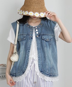 セール】COMPACT DENIM ベスト（ベスト）｜MOUSSY（マウジー）の
