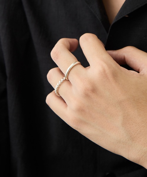 GARNI(ガルニ)の「【GARNI/ガルニ】Twin Ring(リング・メンズ・シルバー・19号/17号)」の3枚目の写真