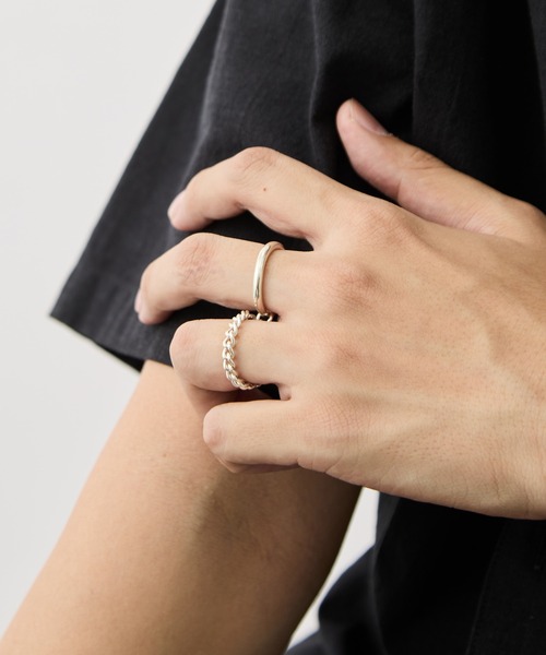 GARNI(ガルニ)の「【GARNI/ガルニ】Twin Ring(リング・メンズ・シルバー・19号/17号)」の5枚目の写真