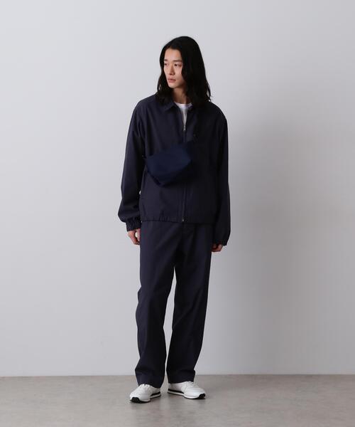 Y(ワイ)の「Y / ORGANIC COTTON / RECYCLE POLYESTER TWILL ADJUSTER TROUSERS(その他パンツ・メンズ・ネイビー/ホワイト・MEDIUM/LARGE/SMALL)」の1枚目の写真
