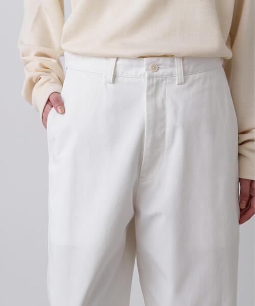 Y(ワイ)の「Y / ORGANIC COTTON / RECYCLE POLYESTER TWILL ADJUSTER TROUSERS(その他パンツ・メンズ・ネイビー/ホワイト・MEDIUM/LARGE/SMALL)」の6枚目の写真