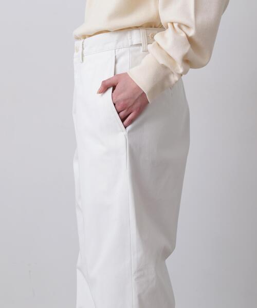 Y(ワイ)の「Y / ORGANIC COTTON / RECYCLE POLYESTER TWILL ADJUSTER TROUSERS(その他パンツ・メンズ・ネイビー/ホワイト・MEDIUM/LARGE/SMALL)」の7枚目の写真