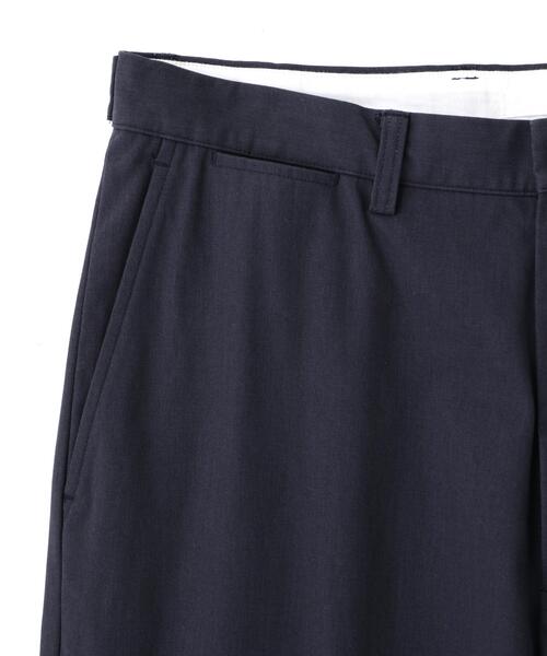 Y(ワイ)の「Y / ORGANIC COTTON / RECYCLE POLYESTER TWILL ADJUSTER TROUSERS(その他パンツ・メンズ・ネイビー/ホワイト・MEDIUM/LARGE/SMALL)」の15枚目の写真