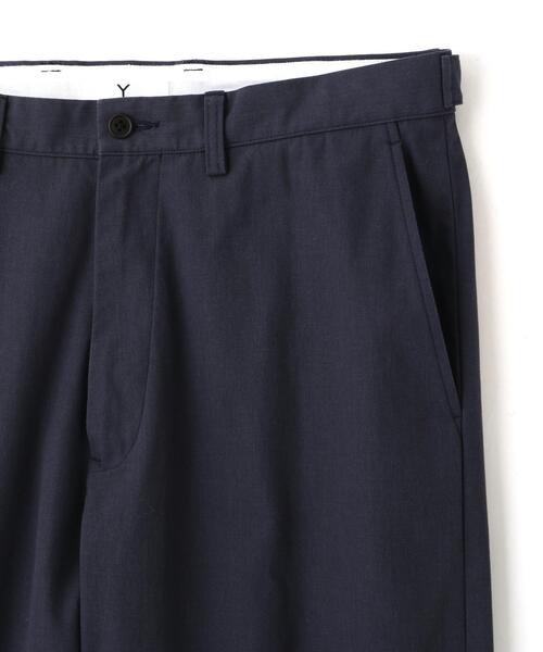 Y(ワイ)の「Y / ORGANIC COTTON / RECYCLE POLYESTER TWILL ADJUSTER TROUSERS(その他パンツ・メンズ・ネイビー/ホワイト・MEDIUM/LARGE/SMALL)」の16枚目の写真