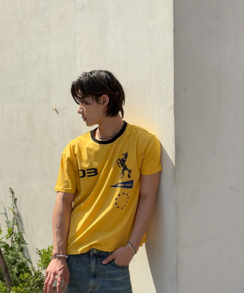 AMOU(アモウ)の「Sporty Horse Half T-shirts YELLOW(Tシャツ/カットソー・レディース・その他・3/2/1)」の4枚目の写真