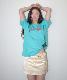 Belted Satin Mini Skort (LIGHT YELLOW)
