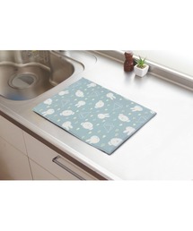Miffy（ ミッフィー）の「ミッフィー 吸水水切りマット 30×40cm あめのひミッフィーとボリス OKTO（キッチンツール）」