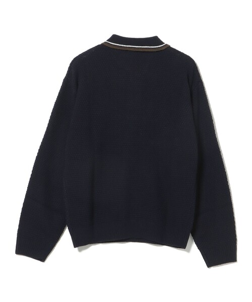 PENNEYS（ぺニーズ）の「PENNEY'S / FOX ライン ニット ポロシャツ（ニット/セーター・メンズ・チャコールグレー/ワイン/ネイビー・SMALL/LARGE/MEDIUM）」の17枚目の写真
