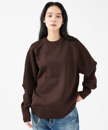 【FORTUNA/フォルトゥナ】ECOTEC-Knit イージーケア ウォッシャブル クルーネック ニット / ユニセックス / FHKT-0213