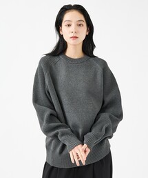 【FORTUNA/フォルトゥナ】ECOTEC-Knit イージーケア ウォッシャブル クルーネック ニット / ユニセックス / FHKT-0213