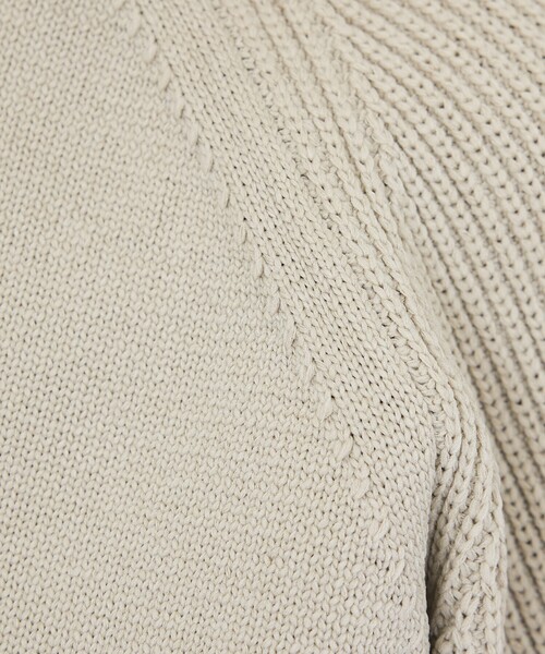 FORTUNA HOMME（フォルトゥナオム）の「【FORTUNA/フォルトゥナ】ECOTEC-Knit イージーケア ウォッシャブル クルーネック ニット / ユニセックス / FHKT-0213（ニット/セーター・メンズ・ブラック/グレー/ブラウン/グレイッシュベージュ・M/L）」の7枚目の写真