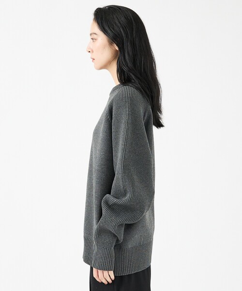 FORTUNA HOMME（フォルトゥナオム）の「【FORTUNA/フォルトゥナ】ECOTEC-Knit イージーケア ウォッシャブル クルーネック ニット / ユニセックス / FHKT-0213（ニット/セーター・メンズ・ブラック/グレー/ブラウン/グレイッシュベージュ・M/L）」の14枚目の写真