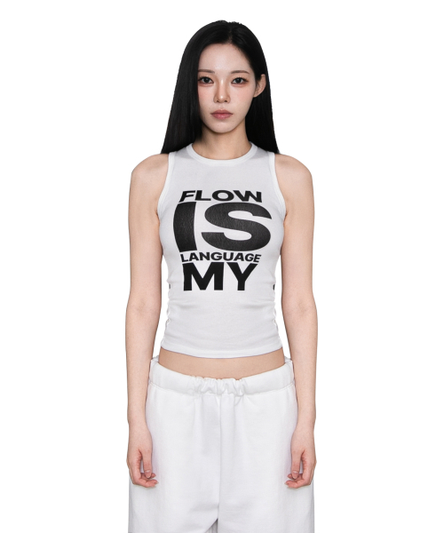 DURTの「FLOW SLEEVELESS (WHITE)(Tシャツ/カットソー・レディース・その他・OS)」の1枚目の写真