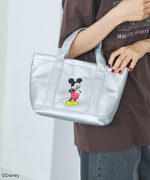 coen(コーエン)の「【MICKEY(ミッキー)/別注】レザーライクミニトートバッグ(トートバッグ・レディース・その他1/ブラック/レッド/シルバー/その他2/その他6/その他3/その他4/その他5・FREE)」の10枚目の写真