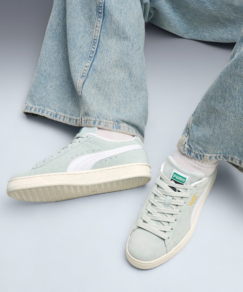 PUMA(プーマ)の「PUMA プーマ ユニセックス スウェード クラシック スニーカー(スニーカー・メンズ・レッド/ネイビー/ブラック×ホワイト/スモークピンク/ミント/ダークブラウン系/オレンジ/ブラック・26.0cm/27.0cm/25.5cm/24.0cm/24.5cm/23.0cm/23.5cm/25.0cm/26.5cm/22.5cm/27.5cm/28.0cm/28.5cm/29.0cm/30.0cm/22.0cm)」の1枚目の写真