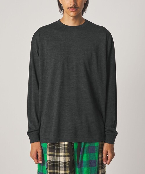 Steven Alan(スティーブンアラン)の「<Steven Alan> メリノウール クルーネック Tシャツ(Tシャツ/カットソー・メンズ・ワインレッド/ダークグレー・S/M/L/XL)」の13枚目の写真