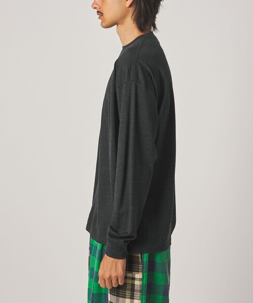 Steven Alan(スティーブンアラン)の「<Steven Alan> メリノウール クルーネック Tシャツ(Tシャツ/カットソー・メンズ・ワインレッド/ダークグレー・S/M/L/XL)」の14枚目の写真
