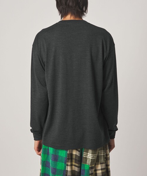 Steven Alan(スティーブンアラン)の「<Steven Alan> メリノウール クルーネック Tシャツ(Tシャツ/カットソー・メンズ・ワインレッド/ダークグレー・S/M/L/XL)」の15枚目の写真