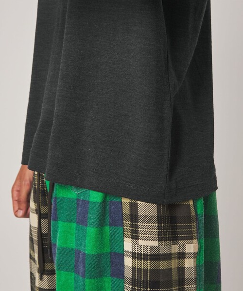 Steven Alan(スティーブンアラン)の「<Steven Alan> メリノウール クルーネック Tシャツ(Tシャツ/カットソー・メンズ・ワインレッド/ダークグレー・S/M/L/XL)」の18枚目の写真