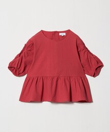green label relaxing | カタアキ バルーン ショルダー ブラウス / キッズ 140cm-160cm(シャツ/ブラウス)