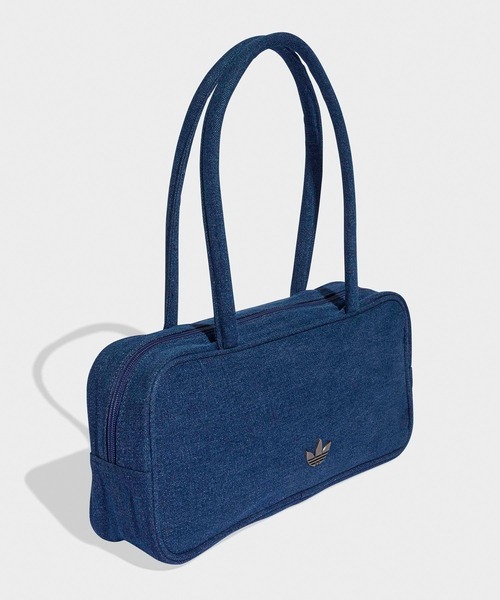 adidas(アディダス)の「adidas/アディダス HERI ADICOLOR ELONGATED ロングハンドル エアライナー デニムバッグ スクエア トレフォイルロゴ レディース 2026年夏秋 夏服 秋服(ハンドバッグ・レディース・ブルー・FREE)」の2枚目の写真