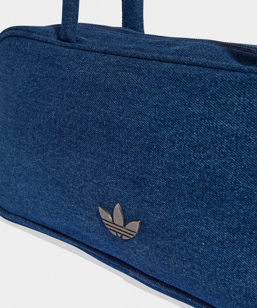 adidas(アディダス)の「adidas/アディダス HERI ADICOLOR ELONGATED ロングハンドル エアライナー デニムバッグ スクエア トレフォイルロゴ レディース 2026年夏秋 夏服 秋服(ハンドバッグ・レディース・ブルー・FREE)」の5枚目の写真