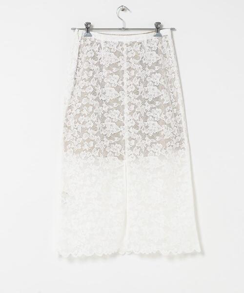 THE GOODLAND MARKET(ザグッドランドマーケット)の「cwtch ORGANIC COTTON LACE SKIRT(スカート・レディース・ブラック/ホワイト・1/2)」の9枚目の写真