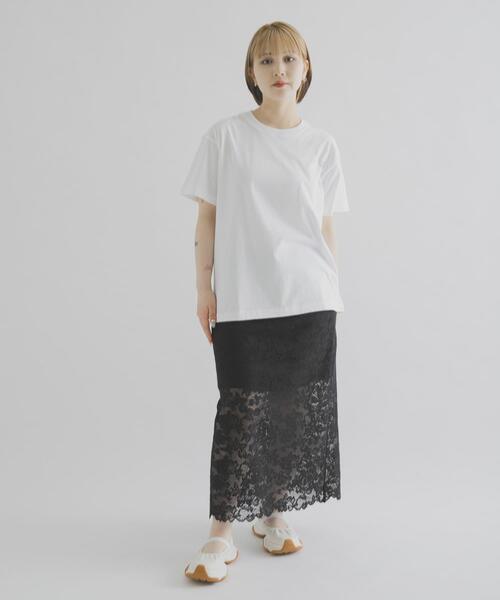 THE GOODLAND MARKET(ザグッドランドマーケット)の「cwtch ORGANIC COTTON LACE SKIRT(スカート・レディース・ブラック/ホワイト・1/2)」の17枚目の写真