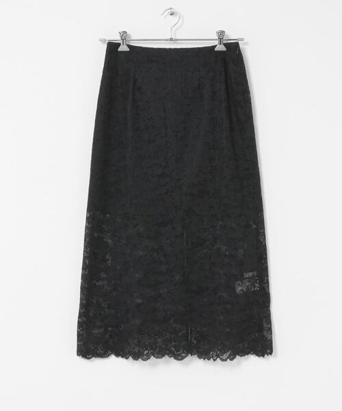 THE GOODLAND MARKET(ザグッドランドマーケット)の「cwtch ORGANIC COTTON LACE SKIRT(スカート・レディース・ブラック/ホワイト・1/2)」の21枚目の写真